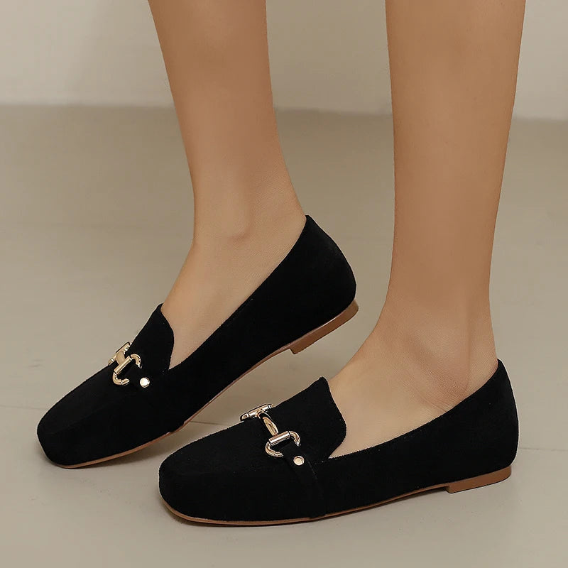 Loafers dam med gummisula