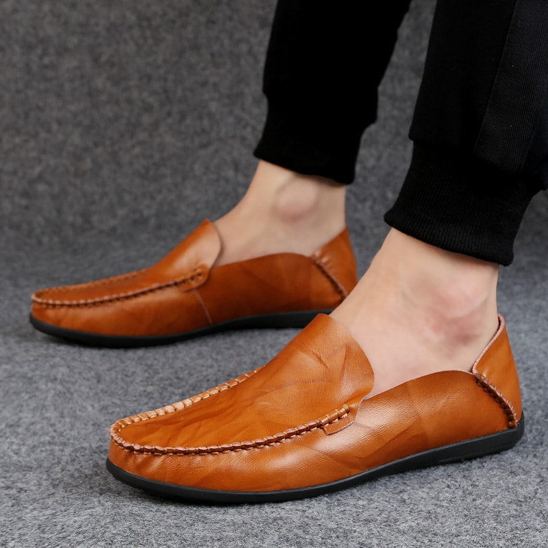 Loafers i syntetiskt läder för herr, bild 4 av 8