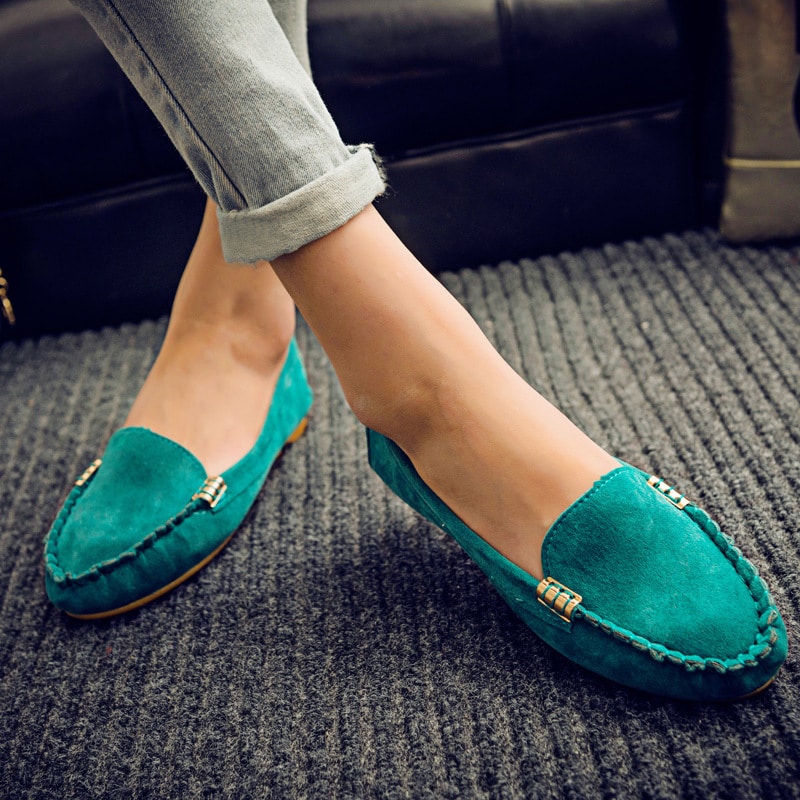Loafers med mjuka sulor i mocka, bild 6 av 10