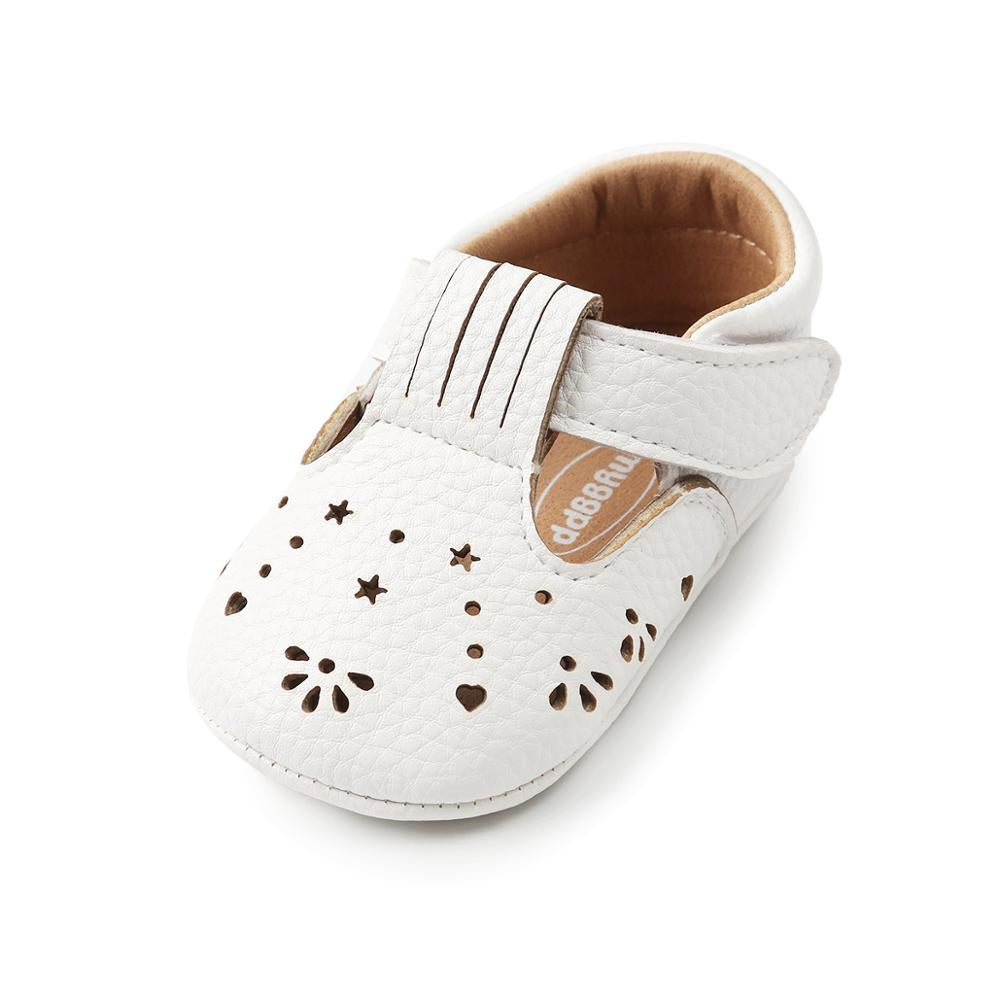 Mjuka genombrutna loafers för babyflickor, bild 6 av 7