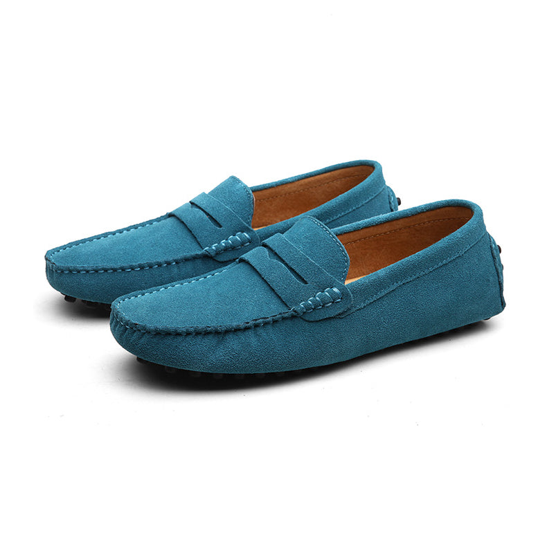 Mjuka loafers i mocka för herrar, bild 18 av 23