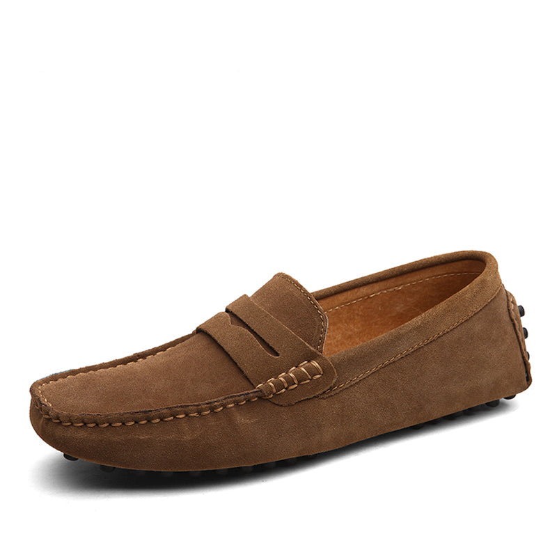 Mjuka loafers i mocka för herrar, bild 15 av 23