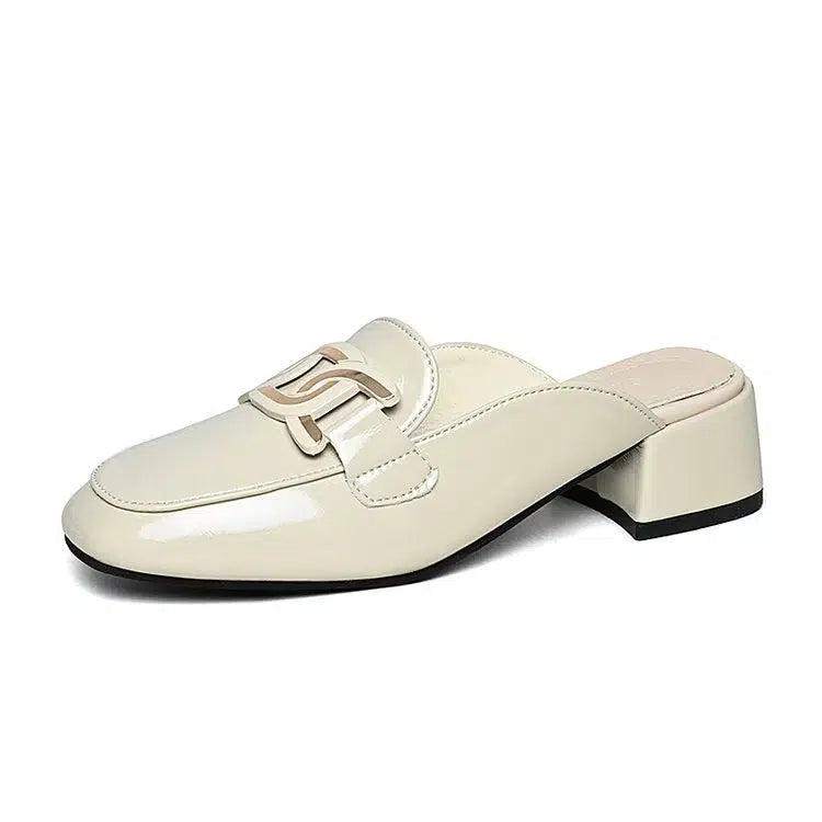 Loafers i mulmodell med blockklack för damer, bild 6 av 7