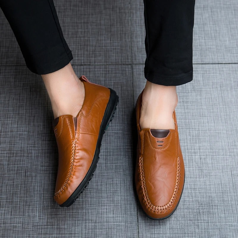 Förfinade loafers i syntetiskt läder för herr, bild 5 av 8