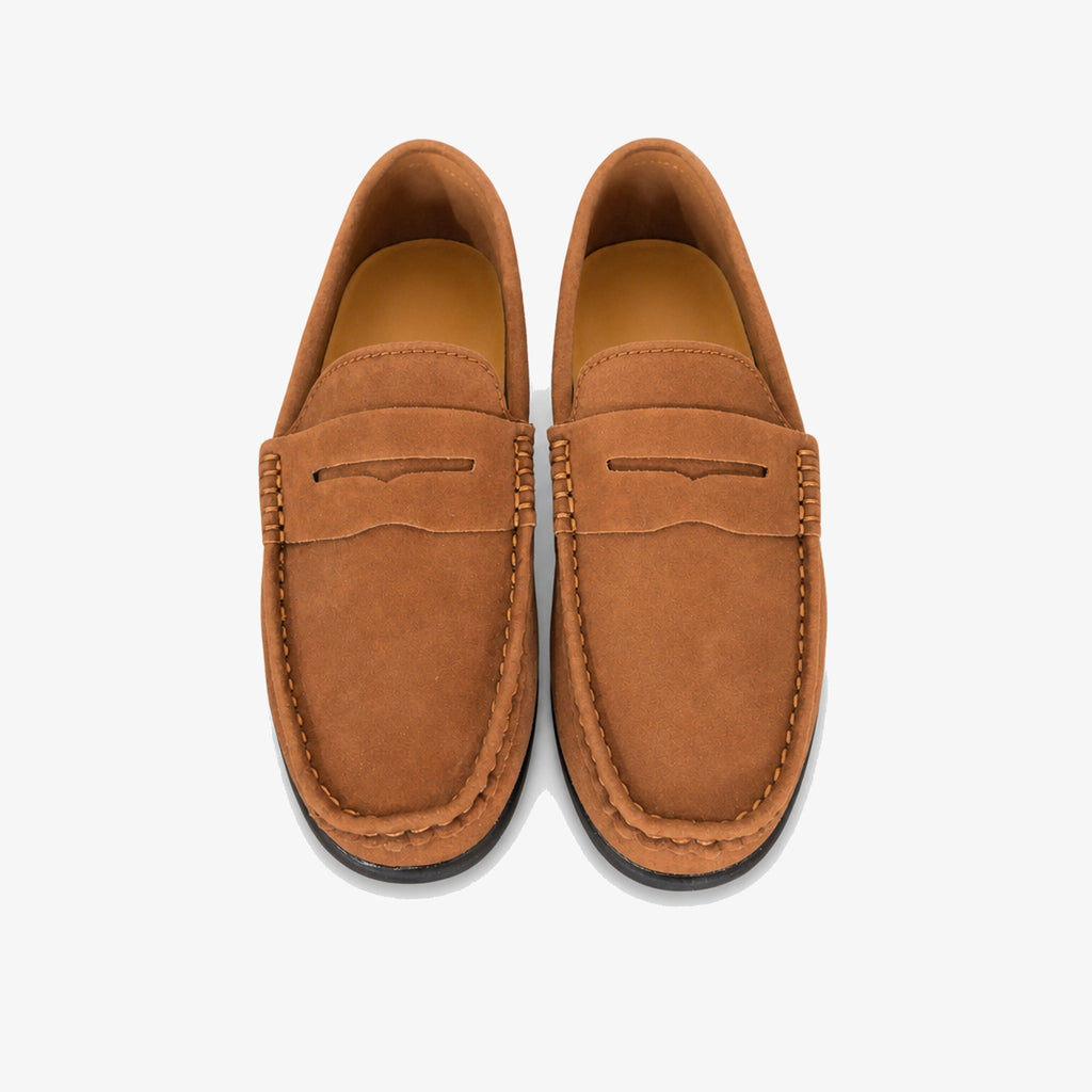 Mockaloafers herr slip-on med pennydetalj, svart