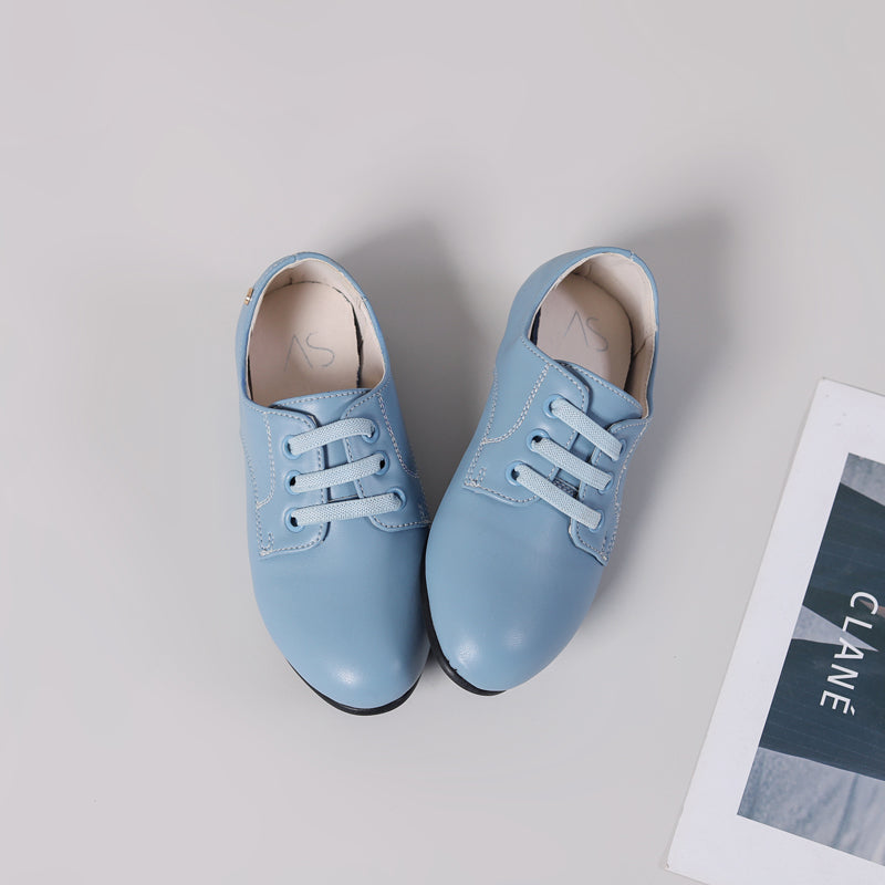 Eleganta loafers med elastiska snörband för pojkar, bild 4 av 7