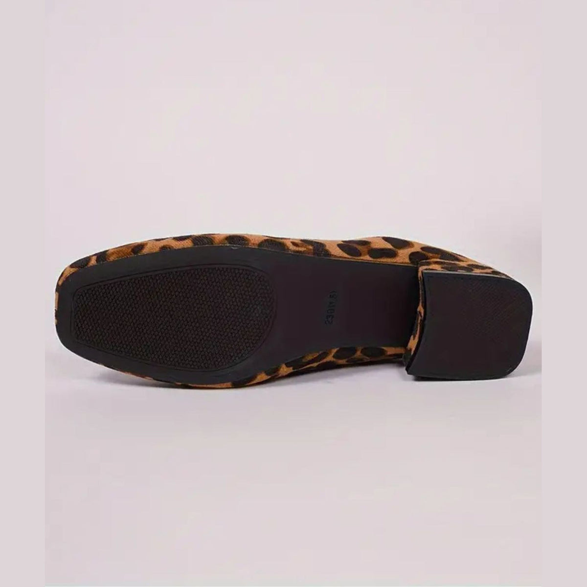 Leopardmules med fyrkantig klack, leopardmönster, bild 8