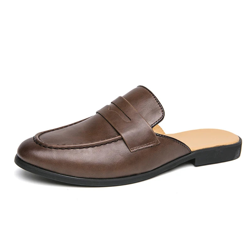 Öppna loafer-mules herr, detaljbild