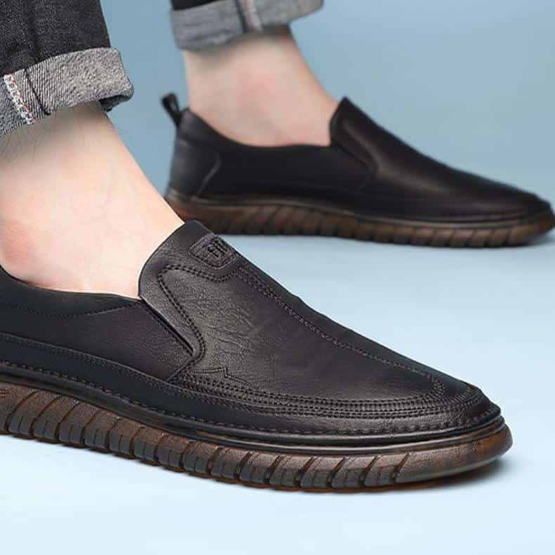 Ortopediska loafers med mjuk sula för män, bild 3 av 8