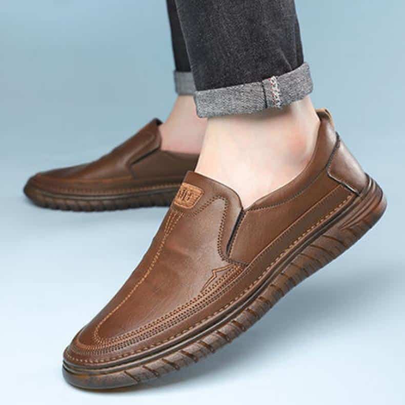 Ortopediska loafers med mjuk sula för män, bild 4 av 8