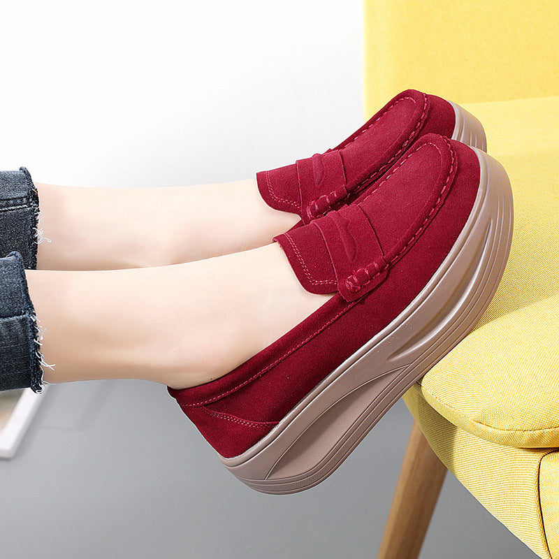 Ortopediska loafers med rem och tjock sula, bild 8 av 14