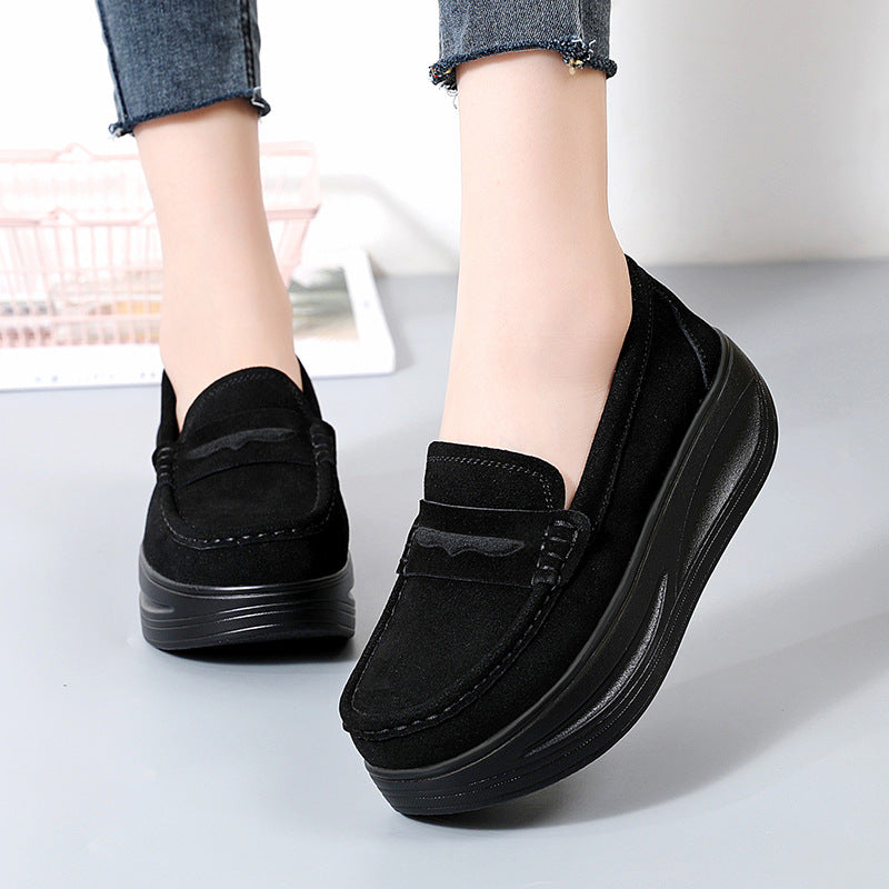 Ortopediska loafers med rem och tjock sula, bild 9 av 14