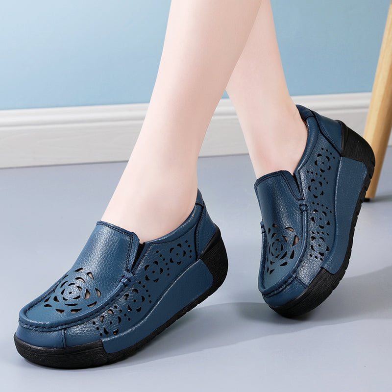 Andningsbara ortopediska loafers för kvinnor, bild 8 av 14
