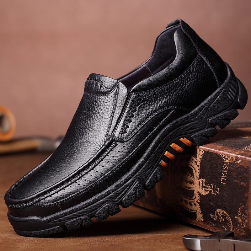 Ortopediska loafers i mjukt koläder för herrar, bild 2 av 11