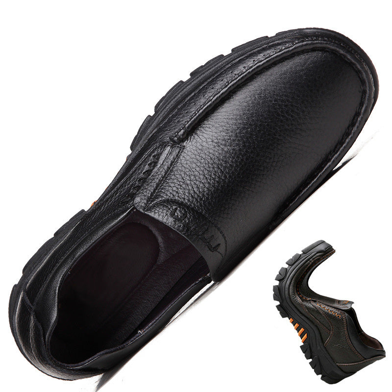 Ortopediska loafers i mjukt koläder för herrar, bild 3 av 11