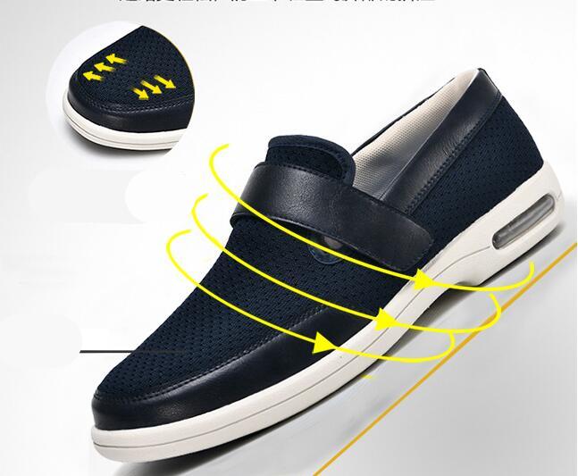 Mjuka ortopediska loafers med bred öppning för herr, bild 14 av 20