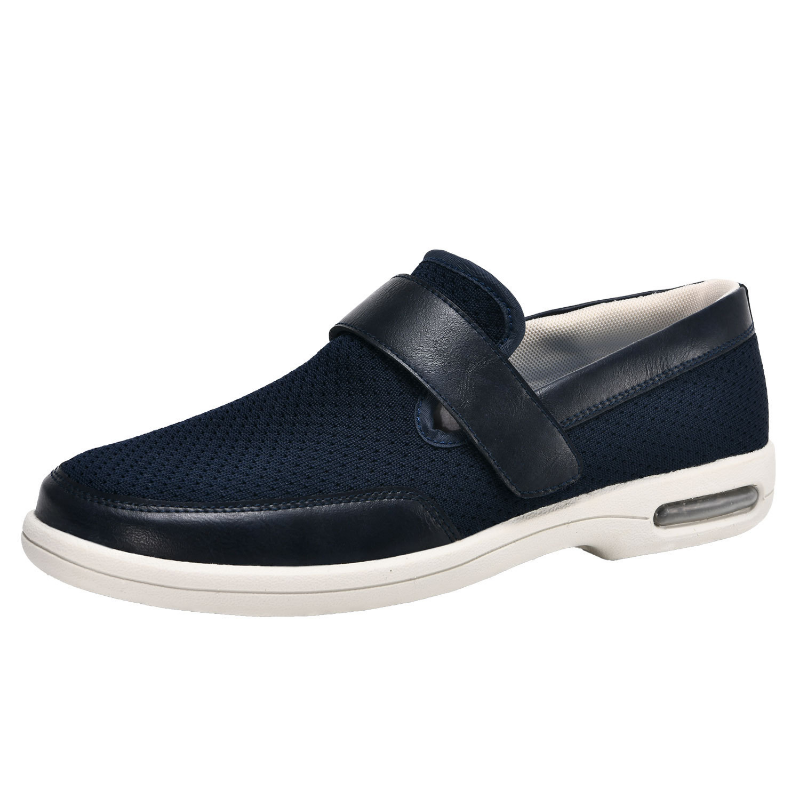Mjuka ortopediska loafers med bred öppning för herr, bild 3 av 20