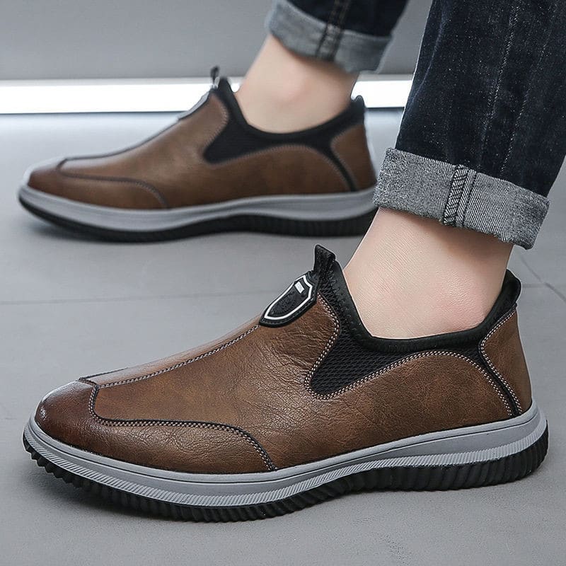 Ortopediska loafers med platåsula för herrar, bild 5 av 7