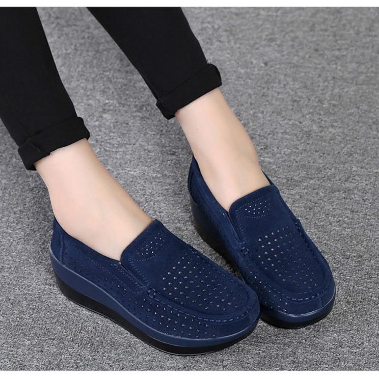 Ortopediska loafers med platåsula och andningsförmåga, bild 2 av 5