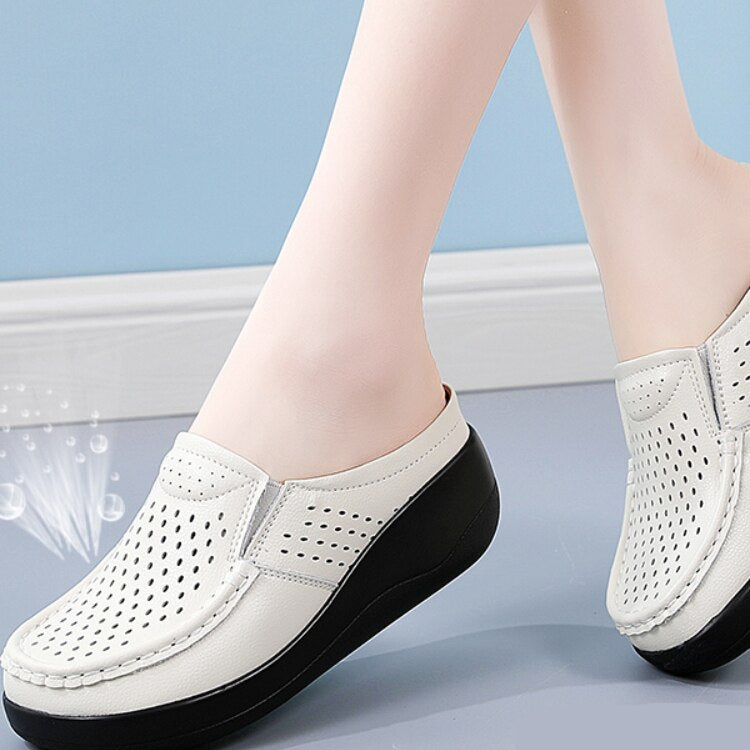 Ortopediska wedge-loafers med öppen tå för kvinnor, bild 4 av 5