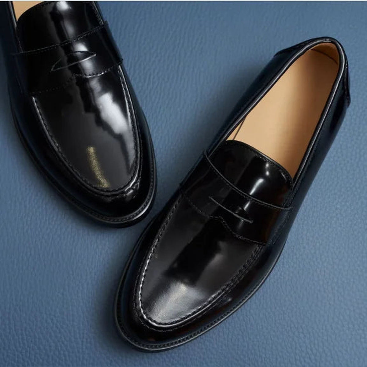 Penny loafers herr i fyra färger