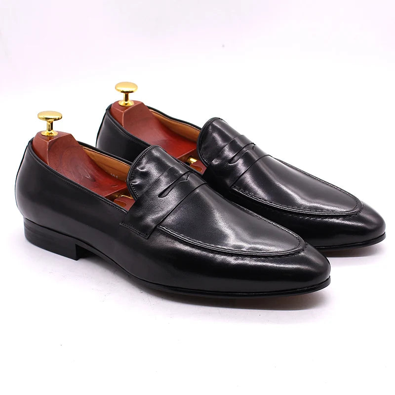 Penny loafers herr i tre färger