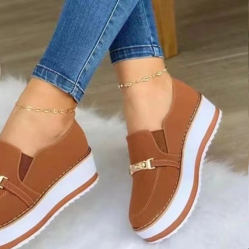 Bekväma platåloafers för dam, bild 3 av 8