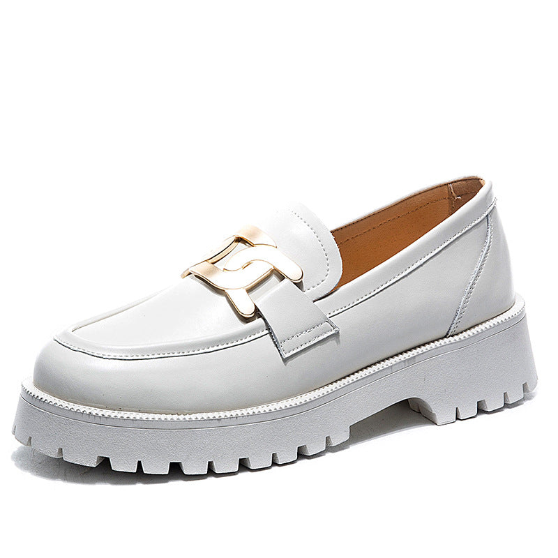 Sofistikerade loafers med platåsula för kvinnor, bild 5 av 8