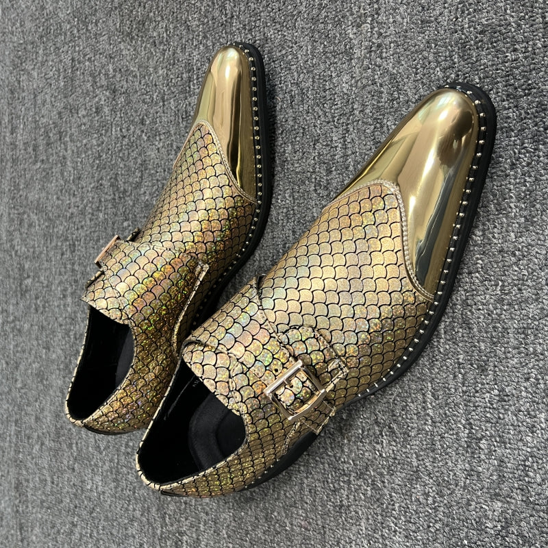 Guldspetsiga loafers för herrar, bild 2 av 3
