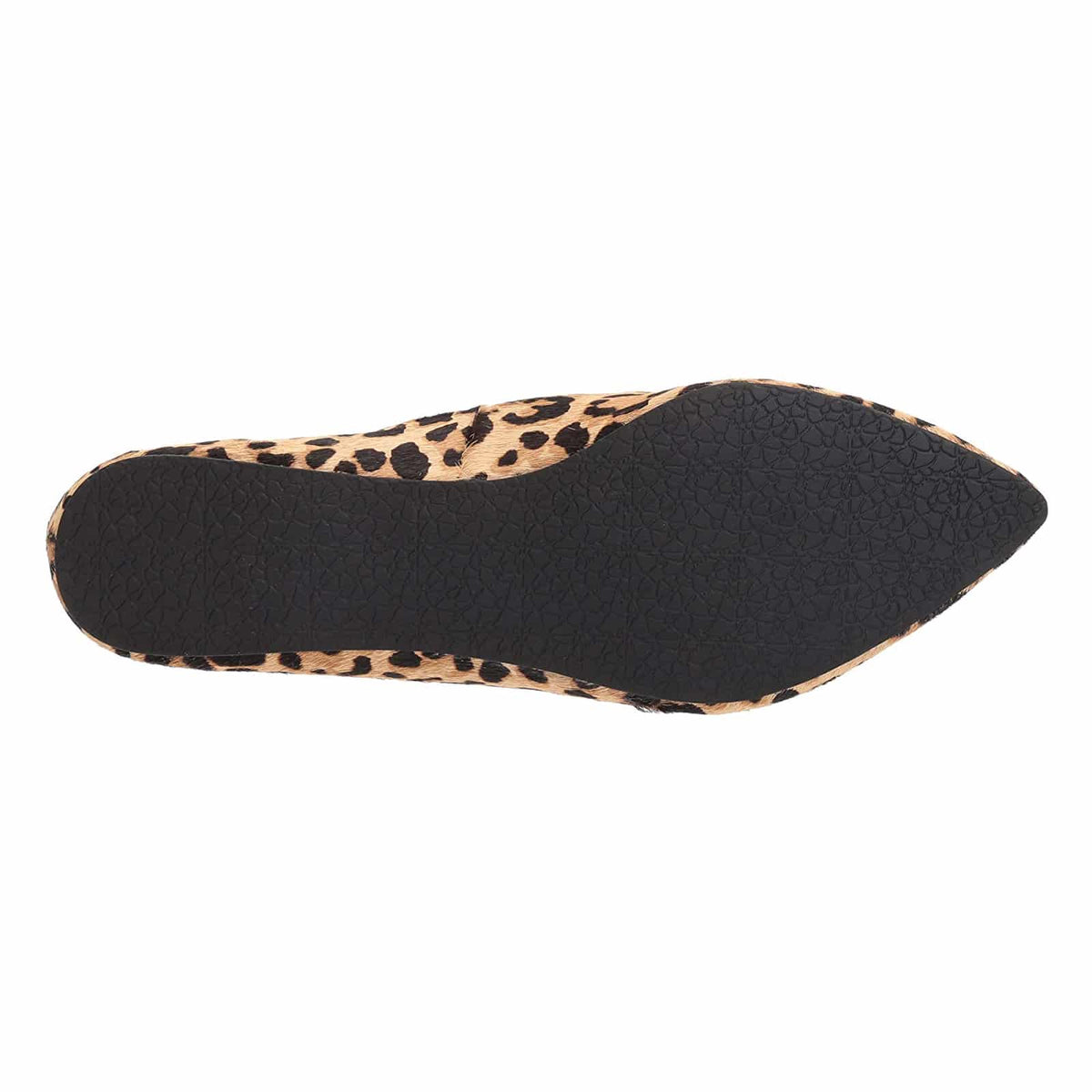 Spetsiga loafers i sammet med leopardmönster för kvinnor, bild 6 av 9