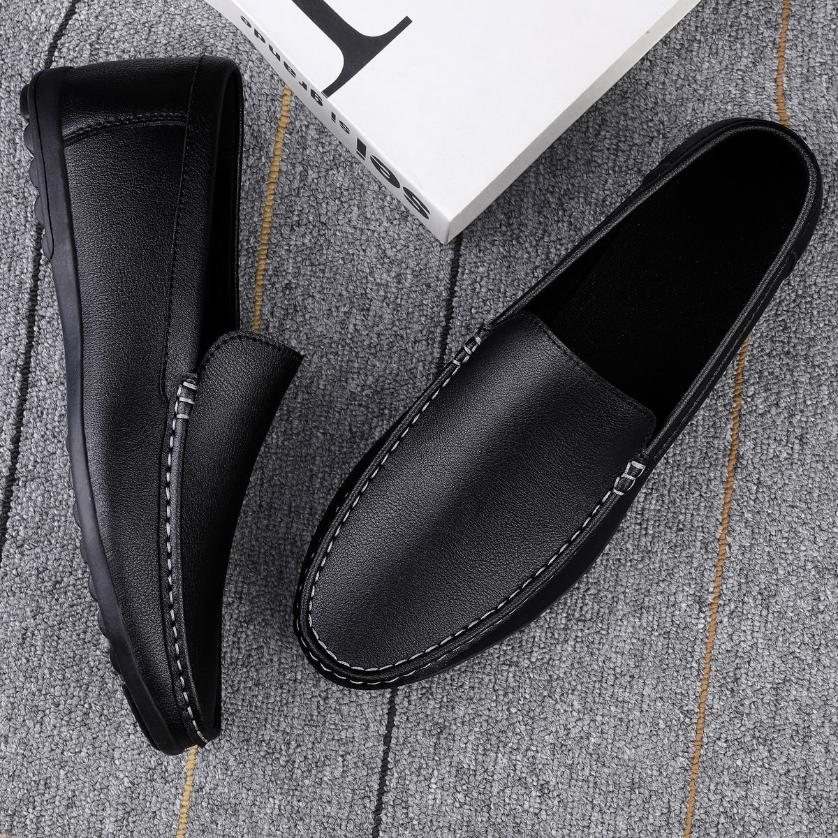 Superlätta loafers i konstläder för herrar, bild 6 av 7