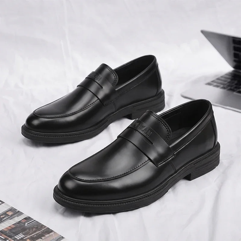 Loafers för herr i businessoutfit