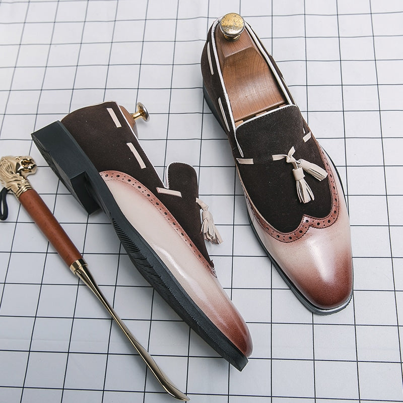 Loafers med tofsar i originell design för herrar, bild 2 av 7