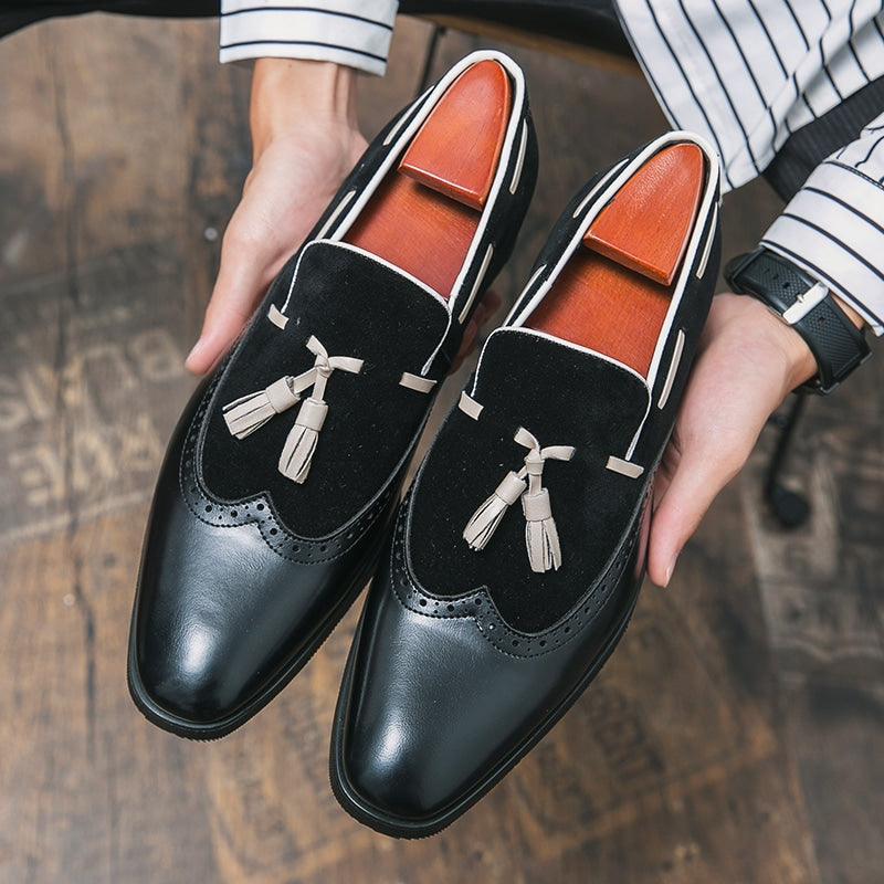 Loafers med tofsar i originell design för herrar, bild 3 av 7