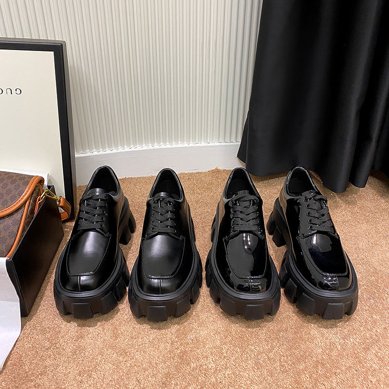 Loafers med tjock platåsula i brittisk stil, bild 6 av 6