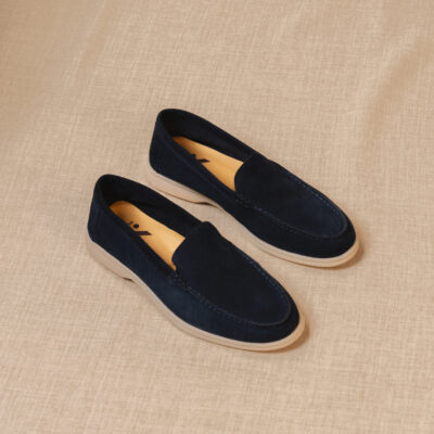 Yacht - Premium loafers i äkta mocka för män